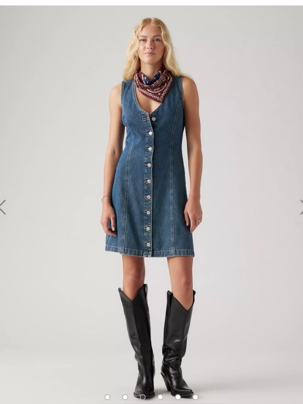 Levi's Thora Denim Mini Dress